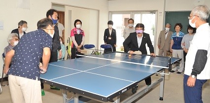 試合形式市長アイマスクあり